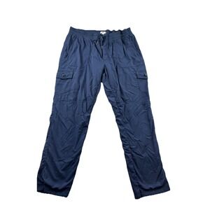 LL Bean Vista Camp Pants UPF 50+ Fleece Lined Ripstop Cargo Hiking Womens XL Pet